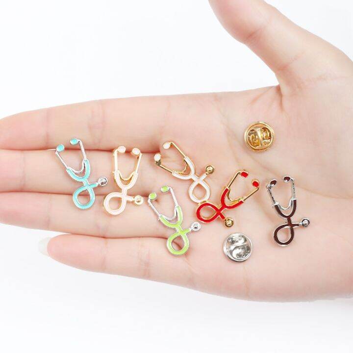 doctors-nurses-mini-stethoscope-brooches-pins-jackets-coat-lapel-pin-bag-button-collar-badges-gifts-medical-jewelry