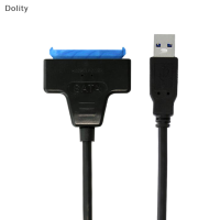 Dolity USB 3.0 SATA CABLE SATA ไปยัง USB 3.0 ADAPTER 2.5นิ้ว Hard Drive 22 PIN CABLE