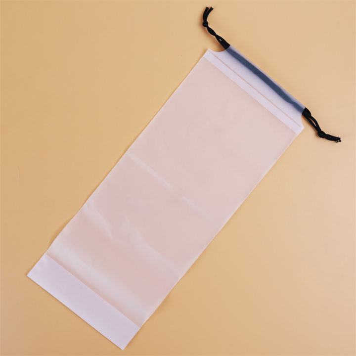 free-shipping-ถุงถุงเก็บร่มพลาสติกใสกันน้ำพร้อมเชือกผูกสำหรับเก็บของในบ้านกระเป๋าใส่ร่ม