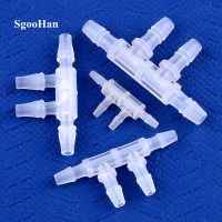 5~200Pcs 2.4~11.1mm PP Equal Dia  Side 4-Ways Connectors Aquarium Tank Air Pump Hose Joint Irrigation System Pipe Pagoda Joints