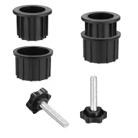 2 Sets Outdoor Patio Umbrella Base Stand Replacement Parts Umbrella Base Bracket Hole Ring Plug Cover and Cap