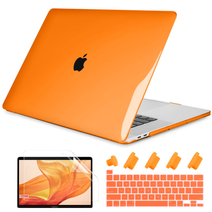 for MacBook Pro Air 11 12 13 15 16 inch  2019 A2338 A2179 A2337 Matte Clear Bling Case with Free Keyboard Cover+Screen Film