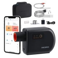 INKBIRD Wi-Fi Bluetooth BBQ Temperature Controller Automatic Smoker Fan Controller Grill Thermometer with 4 Probes ISC-027BW