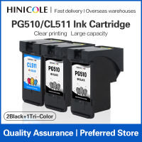 Hinicole PG510 PG 510 CL511 CL 511ตลับหมึกเติม PG-510ใช้สำหรับ Canon Pix MX320 MX330 MX350เครื่องพิมพ์อิงค์เจ็ท