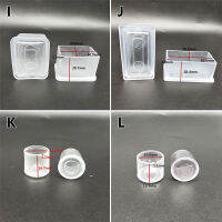 2sql แผ่นรองปลอกท่อฟุต4ชิ้นแผ่นป้องกันพื้นถุงเท้าเฟอร์นิเจอร์ปลอกสวมขาเก้าอี้ทรงกลมใส