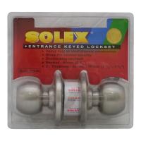 จัดส่งด่วน! ลูกบิดทั่วไป SOLEX 3500 SS หัวกลม สีสเตนเลส SOLEX 3500 SS STAINLESS STEEL ENTRANCE KNOB มืออาชีพเรื่องประตู ประตูราคาถูก พร้อมเก็บเงินปลายทาง