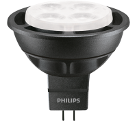 PHILIPS หลอดขั้วเสียบ GU5.3 MASTER HISPEC MR16 LED 12V 5.5W 3000K 36D แสงส้ม ประกัน 1ปี