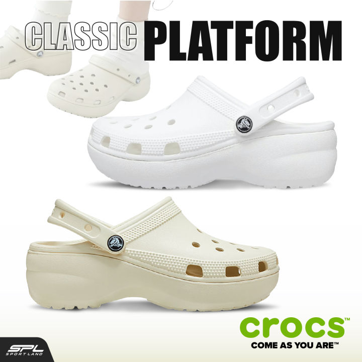 Crocs Collection รองเท้าแตะ รองเท้ารัดส้น รองเท้า CR W CS Platform Clog ...