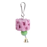 SEL Parrot Mineral Stone Grinding Mouth Molar Hanging Cage Toys Birds Parakeet Chew