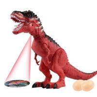 Electronic Dinosaur Toy Simulated Flame Spray Tyrannosaurus T-Rex Walking Dinosaur Toy Water Spray Red Light &amp; Realistic Sounds