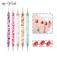 Myyeah 5ชิ้น/เซ็ตDual Endเล็บRhinetstoneลูกปัดDottingหยิบปากกาSequinsตกแต่งเล็บมือเล็บTool Art