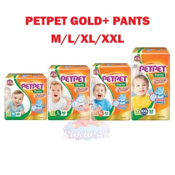 PETPET Pants M / L / XL (2 packs) / Baby Diapers / Baby / Lampin Bayi