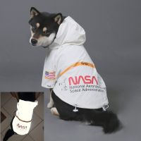 Fashion Reflective Pet Small Dog Clothes For Large Dogs Windproof Waterproof Dog Coats Raincoat Jacket Astronaut Dog Costume