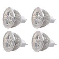 4X, 4 x 1W GU5.3 MR16 12V Warm White LED Light Lamp Bulb Spotlight