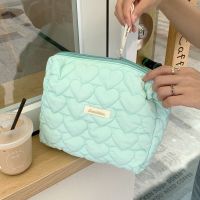 Cotton Quilting Love Womens Cosmetic Bag Cute Flower Female Girls Portable Storage Bags Make Up Case Shopping Clutch Handbags