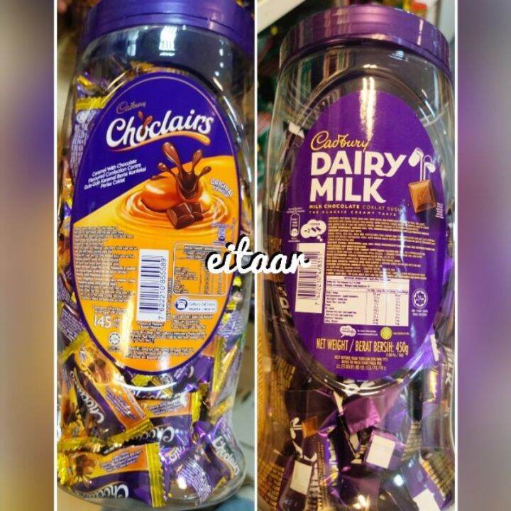 Coklat Langkawi Cadbury Dairy Milk Choclairs/ Eclairs Mix Mini Lazada