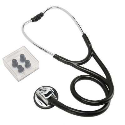Cardiology Stethoscope Professional Single Head Medical Stethoscope for Nurses and Doctors Black x