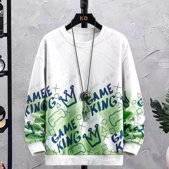 ldf-clothing-มาใหม่-ผู้ชายคุณภาพสูงคอกลมแขนยาวเสื้อฤดูใบไม้ร่วงและฤดูหนาวหลวมเสื้อกันหนาวผู้ชาย-nt44