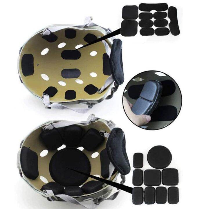 Universal Tactical Helmet Pads Helmet Replacement Foam Padding Kits For