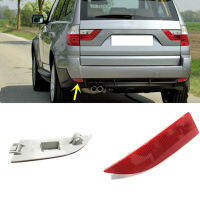 Red Auto Bumper Reflector Board Cover Rear For BMW X3 2004-2010 Car Exterior Accessories Decoration Car styling ABS Plastic