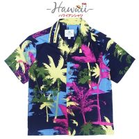 เสื้อฮาวาย เสื้อครอบครัว เด็ก&amp;ผู้ใหญ่ Hawaiian aloha Shirts  (มะพร้าวคัลเลอร์ฟูกรม)