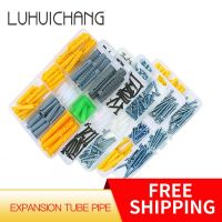 luhuichang Plastic Expansion Tube Pipe Wall Anchors Plugs Expansion With Phillips Head Screw Kit M3.5 M4 M5 M6 M8 Nails Screws Fasteners