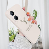 เคส PMP สำหรับ Realme 10เคส C33 Realme HP ซิลิโคนนิ่มทรงกวางเอลก์เคสโทรศัพท์กวางเรนเดียร์คลุมทั้งหมดกล้องเคสวอลเปเปอร์หินกันกระแทก