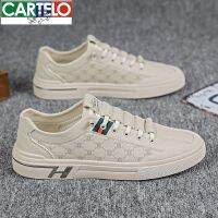 ﹍◊✜ Carde Le crocodile mens shoes 2023 autumn new casual shoes mens soft bottom white shoes slip on trendy shoes for men