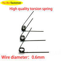 V-Spring, 0.6 เส้นผ่านศูนย์กลางลวด Torsion Small Torsion Spring, Hairpin Spring, 180/120/90/60 Degree Torsion Torsion Spring, 10 ชิ้น-Yunjuek