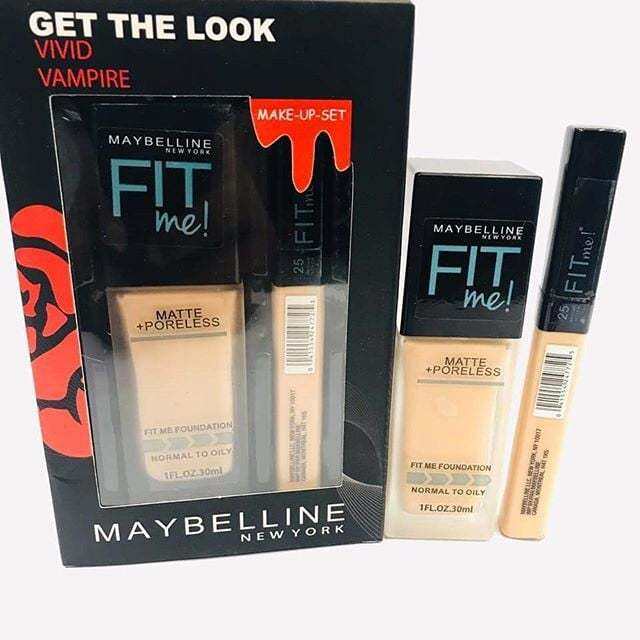 Fit Me 2in1 Foundation Liquid Foundation and Concealer Makeup Set