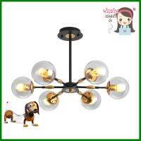 ไฟช่อ CST 6331-6 สีใส/ดำ/ทอง 6 หัวCHANDELIER CST 6331-6 CLEAR/BLACK/GOLD 6-LIGHT **สามารถออกใบกำกับภาษีได้ค่ะ**