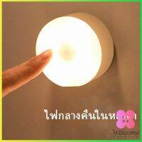 Winsome โคมไฟหัวเตียง 0.6w LED โคมไฟ ยึดผนังด้วยแม่เหล็ก ชาร์จ LED Button night light