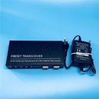 2SFP4E ตัวแปลงสื่อแสงสวิตช์อีเธอร์เน็ตกิกะบิต10/100/1000ม. 4RJ45 &amp; 2 * ไฟเบอร์ SFP จุดเชื่อมต่อส่วนประกอบพอร์ตเครือข่าย