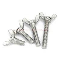 Butterfly Wing Bolts M3 M4 M5 M6 M8 M10 M12 Hand Tighting Wing Head Thumb Screws 304 Stainless Steel