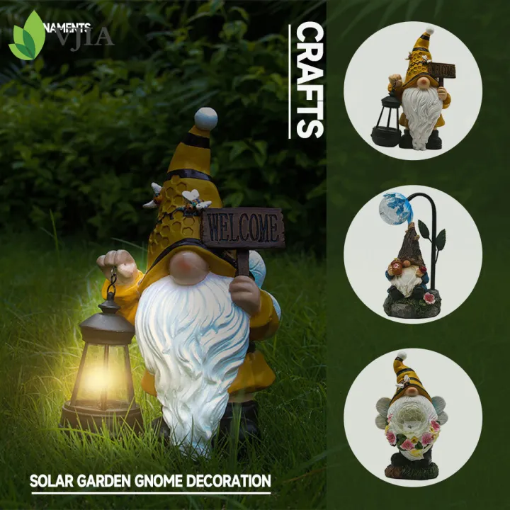 Garden Gnome Solar Ornaments with Color Changing Lights for Lawn Yard Decor Garden Figurines Gift Ornament For Outdoor Decorations With Crackle Ball Garden Statues | Lazada Singapore Garden Gnome Solar Ornaments with Color Changing Lights for Lawn Yard Decor Garden Figurines Gift Ornament For Outdoor Decorations With Crackle Ball Garden Statues | Lazada Singapore