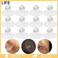 【LZ】◆✺  4/8/12pcs Transparent Crystal Door Knobs Acrylic Cabinet Drawer Door Handles Self-adhesive Wardrobe Furniture Pulls Hanger Hooks