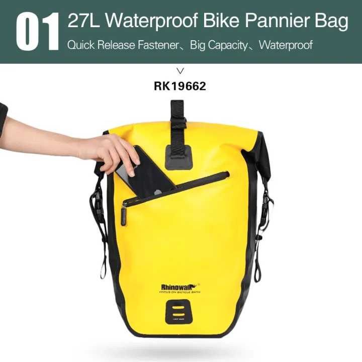 Rhinowalk Bike Bag For Long Distance Cycling Trip Waterproof Bicycle