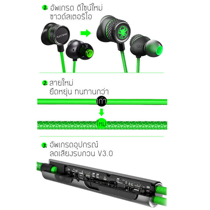 หูฟังเกมมิ่ง-plextone-g15-in-ear-3-5mm-เสียงชัด-เสียงhifi-แยกเสียงพร้อมไมค์ดูหนังก็ดีเล่นเกมก็มันส์ของแท้-pubs