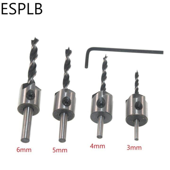 esplb-4ชิ้น3มิลลิเมตร-6มิลลิเมตร-hss-5ขลุ่ยชุดดอกสว่านเจาะอ่างเคาน์เตอร์-chamfer-reamer-เครื่องมือสว่านสำหรับงานไม้