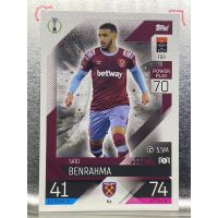 การ์ดนักฟุตบอล Said Benrahma 2022/23 การ์ดสะสม West ham united FC การ์ดนักเตะ เวสต์แฮมยูไนเต็ด เวสแฮม