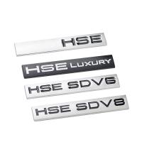 Bar Emblem for Range Rover SPORT HSE Luxury SDV6 SDV8 Car Styling Refitting Discharging Badge Trunk Metal Sticker Black Chrome