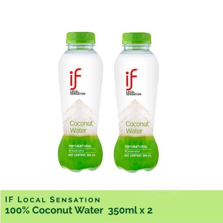 IF Local Sensation Natural Coconut Water 350ml Pack of 2 Lazada PH