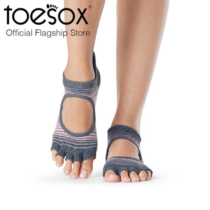 ToeSox โทซอคส์ ถุงเท้ากันลื่น เปิดนิ้วเท้า รุ่น Bellarina
