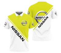 3D Printed Nissan Ttt-Lt Polo Shirt Ver 1 (Yellow)