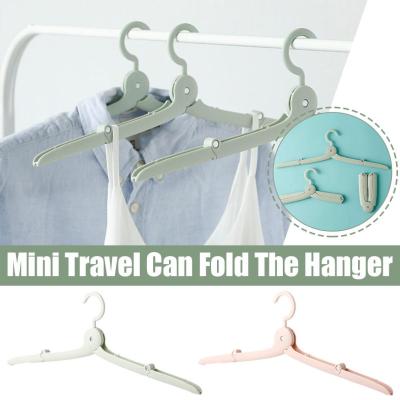 Foldable Travel Hanger Mini Portable Multifunction Clothes Traveling Non-slip Drying Dryer Clothes Hanger Hanger Windproof M9B6