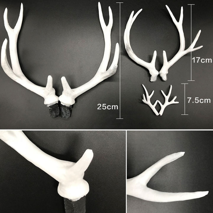 xinyi3-ประดิษฐ์-deer-horn-diy-headband-จำลองกวาง-antlers-ปาร์ตี้คอสเพลย์คริสต์มาสตกแต่ง-handcraft-อุปกรณ์เสริมผม