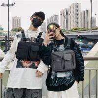 Functional Green Rig Female Tactical Bag Waistcoat Mens Work Hop Backpack Motorcycle Bag Streetwear Chest Vest Amy Hip