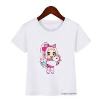 T-shirts girls funny iamSanna Loves Unicorns cartoon print kids tshirt tops summer casual girls t shirt Camisole tops