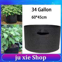 JuXie store 34 Gallon Hand Held Plant Grow Bags Fruit Plants Thicken Plant Growing Large Capacity Fabric Pot Growth Home Garden