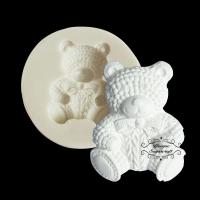 【YF】 Yueyue Sugarcraft Mini Bear silicone lace mold cake decorating tools confeitaria moldes  fondant baking